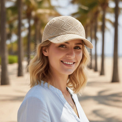 Baseball Cap Breathable Mesh Sun Protection Adjustable Snapback