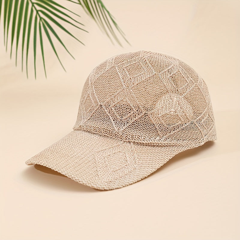 Baseball Cap Breathable Mesh Sun Protection Adjustable Snapback
