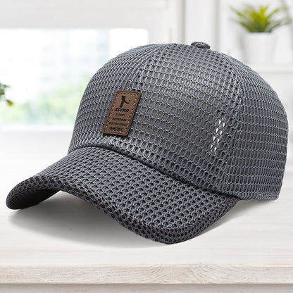 Baseball Cap Breathable Mesh UV Protection Adjustable Fit