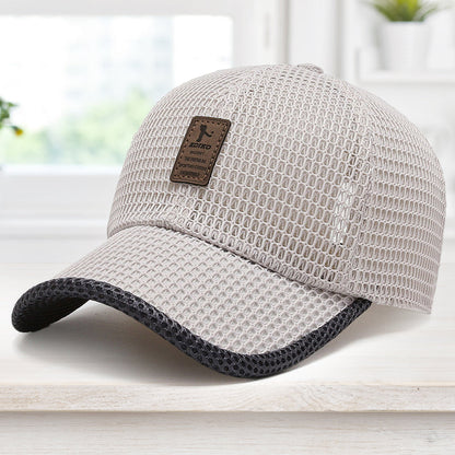 Baseball Cap Breathable Mesh UV Protection Adjustable Fit