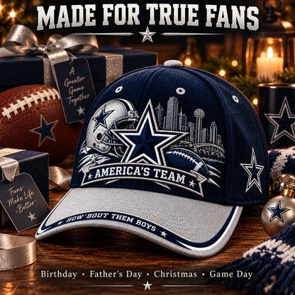 Baseball Cap Football Graphics Adjustable Strap One Size Fits Most