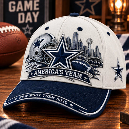 Baseball Cap Football Graphics Adjustable Strap One Size Fits Most