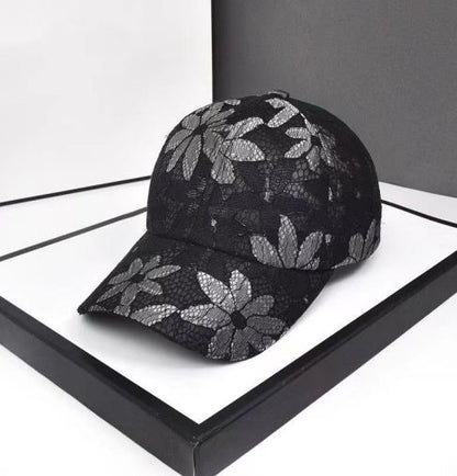 Baseball Cap Sequin Butterfly Breathable Mesh Adjustable Closure