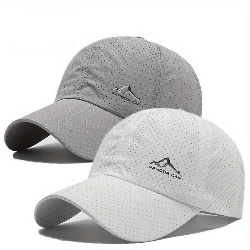 Baseball Cap Set Perforated Quick-Drying Set of 2