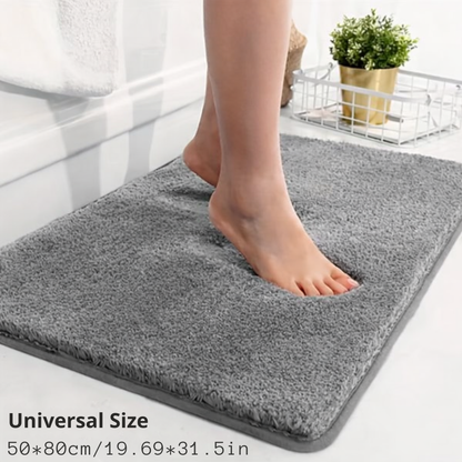 Bath Mat Extra Soft Microfiber Anti-Slip Backing & Quick-Drying