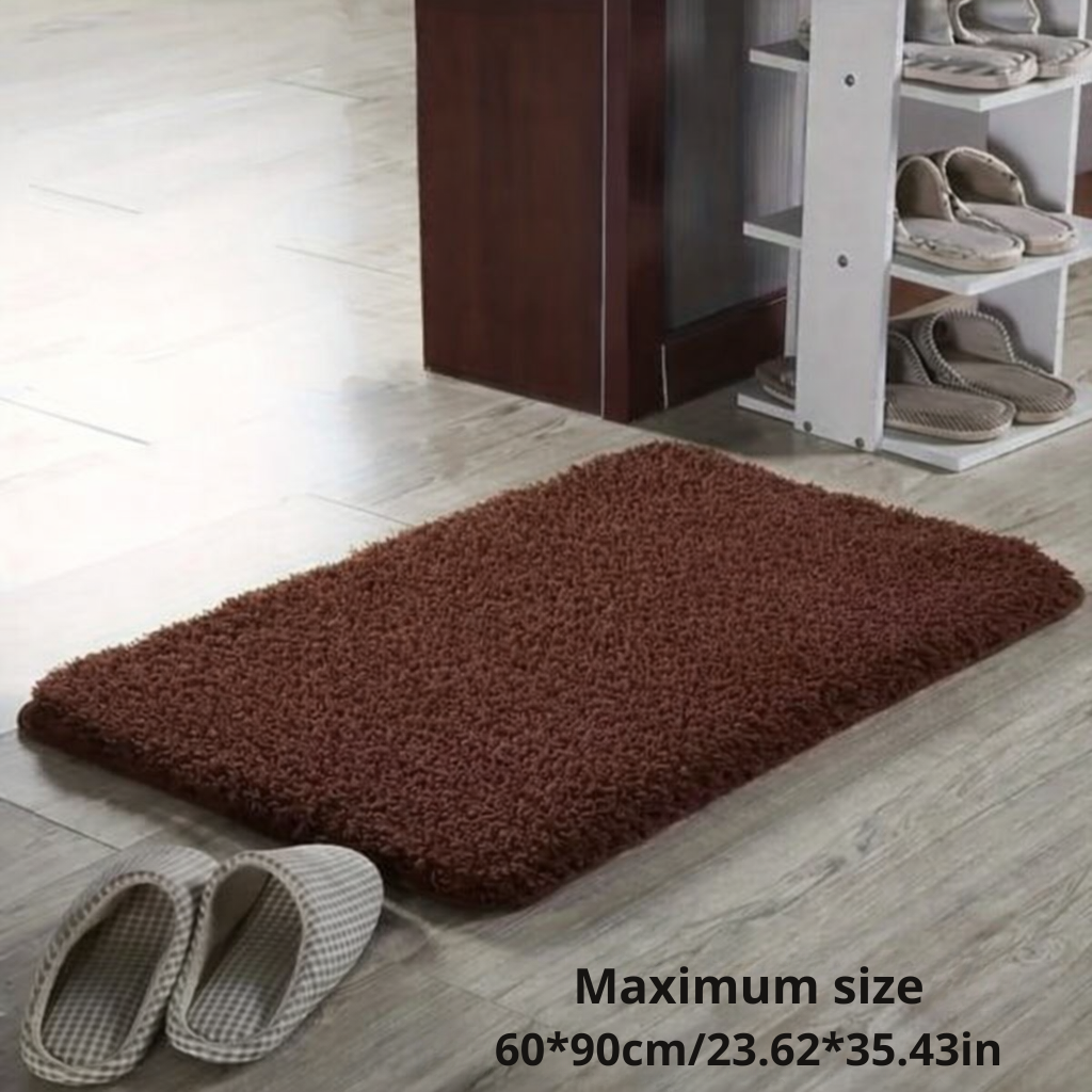 Bath Mat Extra Soft Microfiber Anti-Slip Backing & Quick-Drying