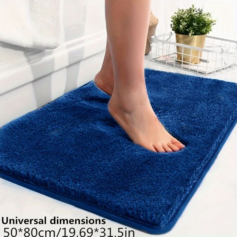 Bath Mat Extra Soft Microfiber Anti-Slip Backing & Quick-Drying