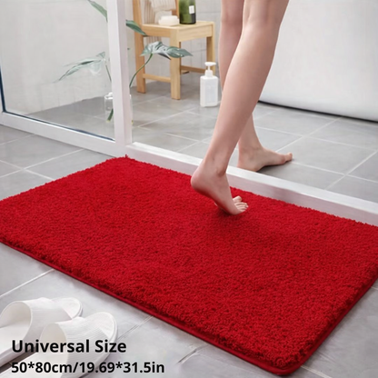 Bath Mat Extra Soft Microfiber Anti-Slip Backing & Quick-Drying
