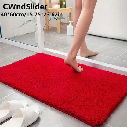 Bath Mat Extra Soft Microfiber Anti-Slip Backing & Quick-Drying