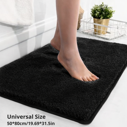 Bath Mat Extra Soft Microfiber Anti-Slip Backing & Quick-Drying