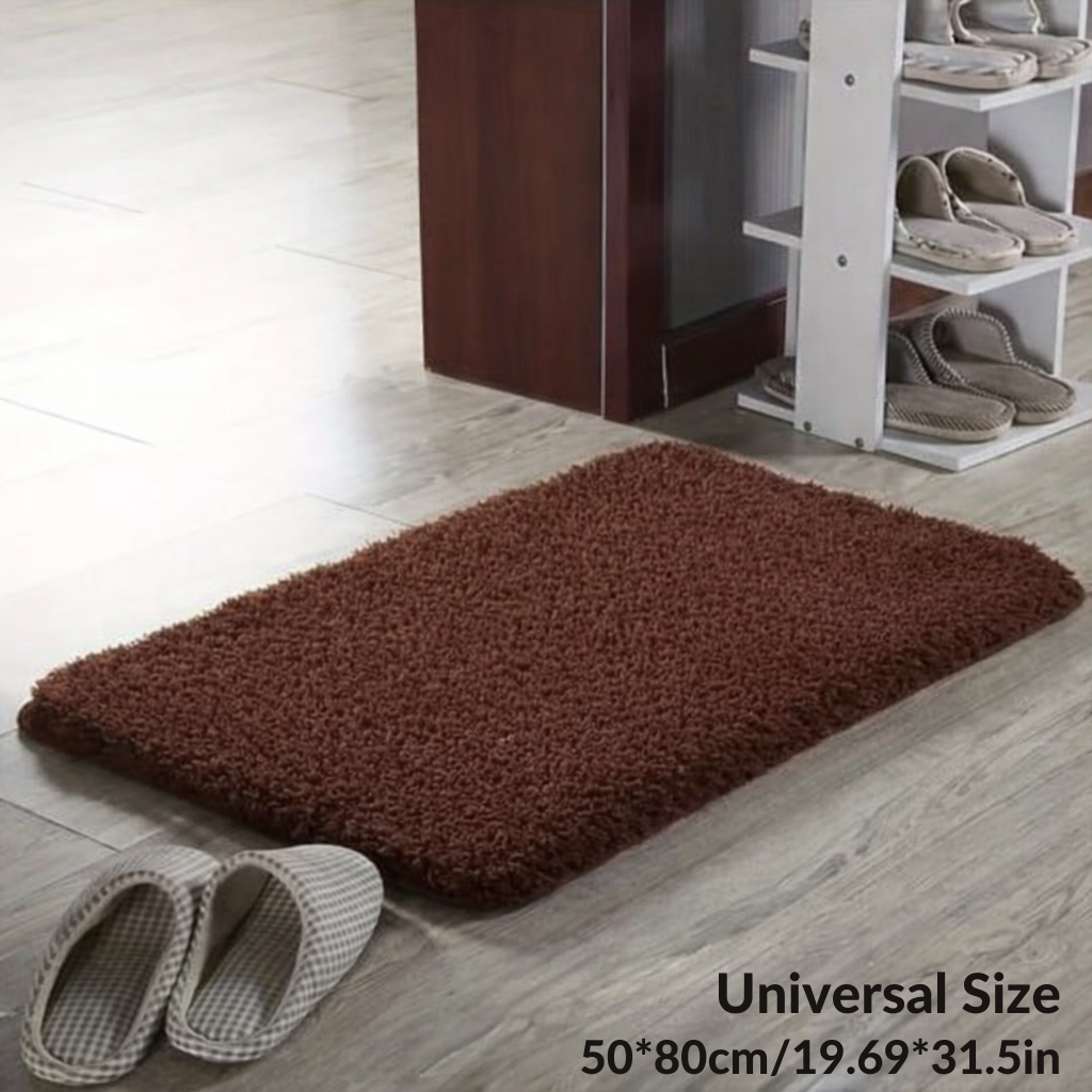 Bath Mat Extra Soft Microfiber Anti-Slip Backing & Quick-Drying