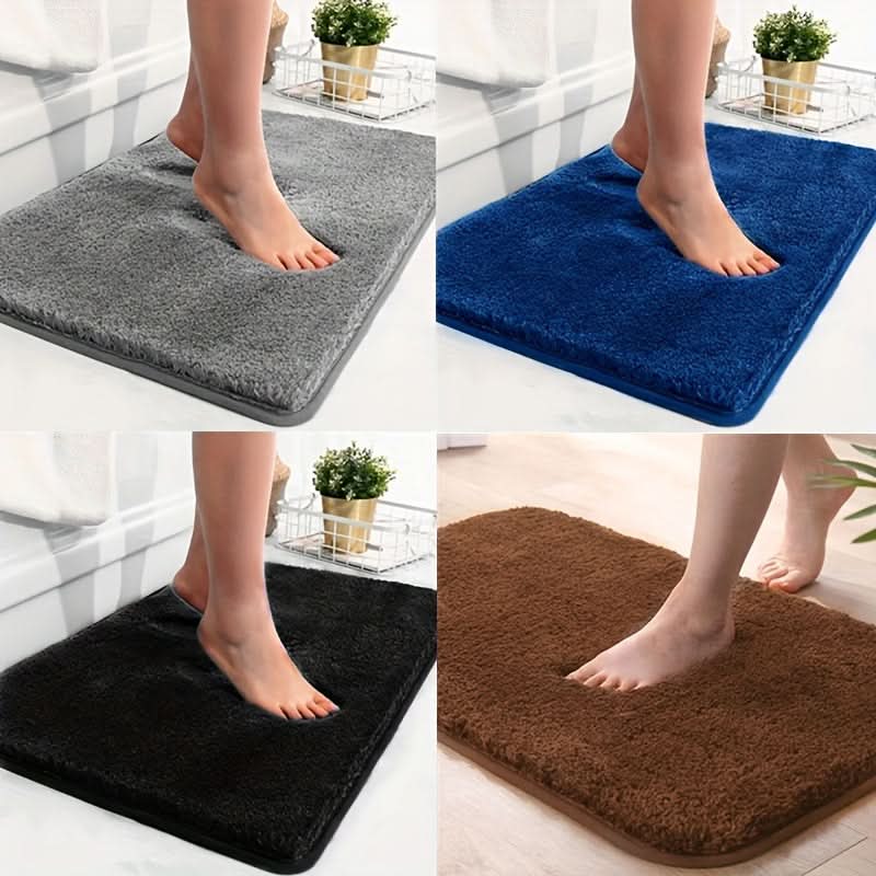 Bath Mat Extra Soft Microfiber Anti-Slip Backing & Quick-Drying
