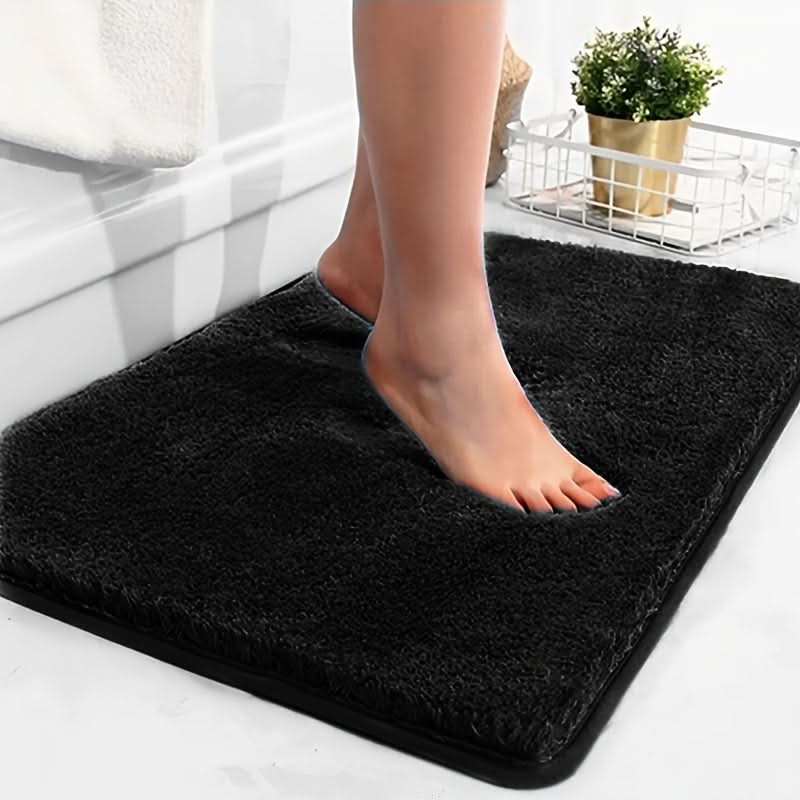 Bath Mat Extra Soft Microfiber Anti-Slip Backing & Quick-Drying