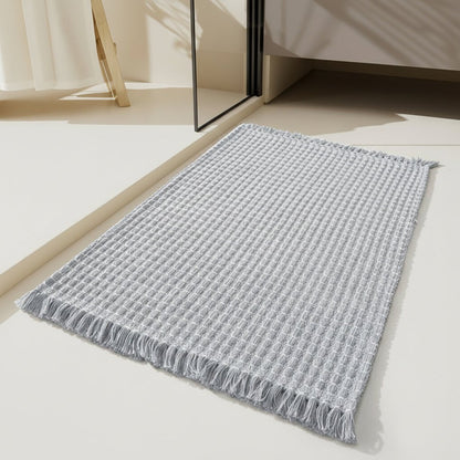 Bath Mat Extra-Thick Microfiber Non-Slip Backing