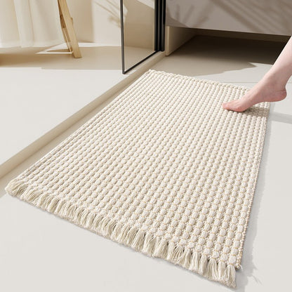 Bath Mat Extra-Thick Microfiber Non-Slip Backing