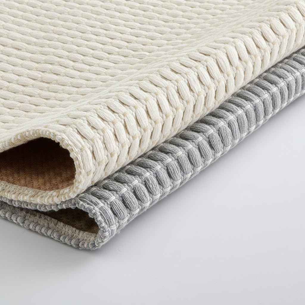 Bath Mat Extra-Thick Microfiber Non-Slip Backing