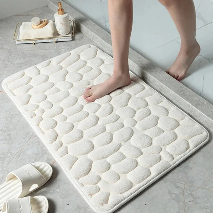 Bath Mat Memory Foam & Non-Slip Backing Quick-Drying
