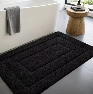 Bath Mat Microfiber Absorbent Non-Slip Machine-Washable