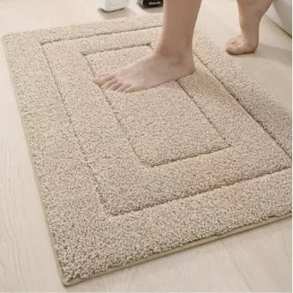 Bath Mat Microfiber Absorbent Non-Slip Machine-Washable