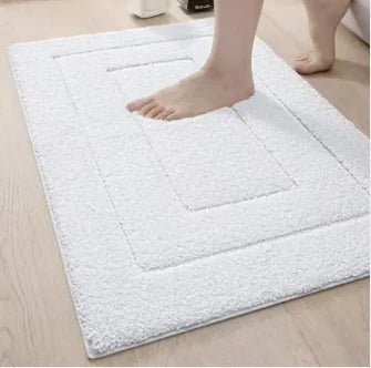 Bath Mat Microfiber Absorbent Non-Slip Machine-Washable