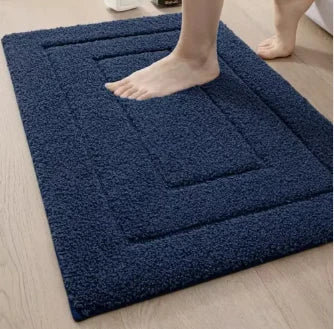Bath Mat Microfiber Absorbent Non-Slip Machine-Washable