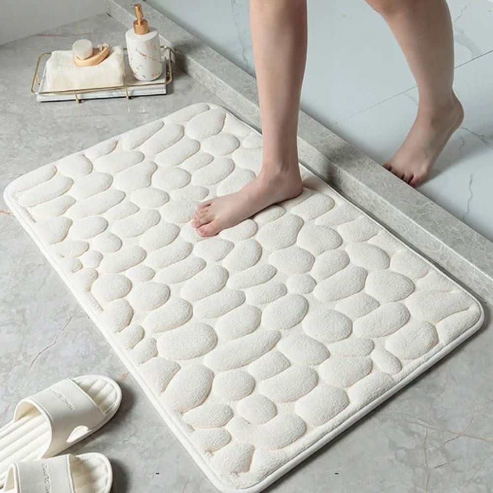 Bath Mat Microfiber Fast-Absorbing Non-Slip Machine-Washable