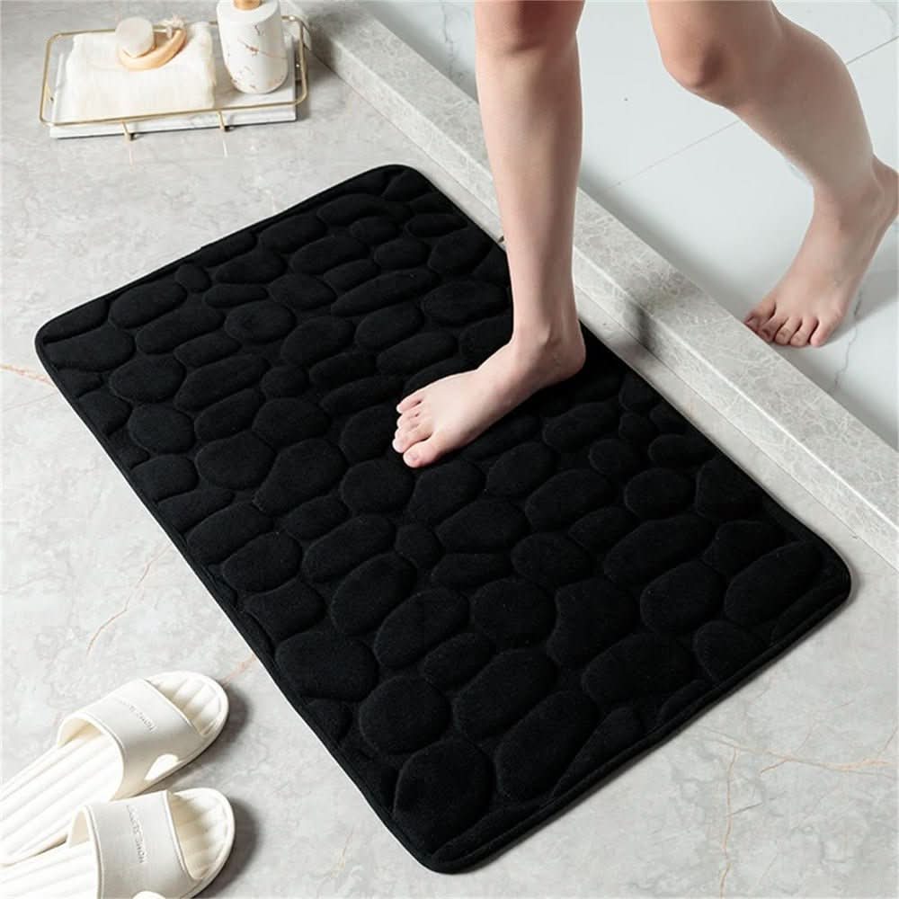 Bath Mat Microfiber Fast-Absorbing Non-Slip Machine-Washable