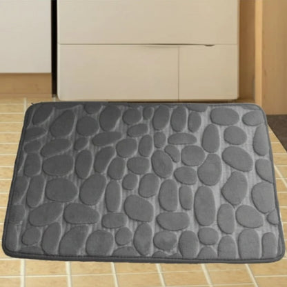 Bath Mat Microfiber Fast-Absorbing Non-Slip Machine-Washable