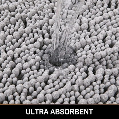 Bath Mat Plush Absorbent Non-Slip Backing