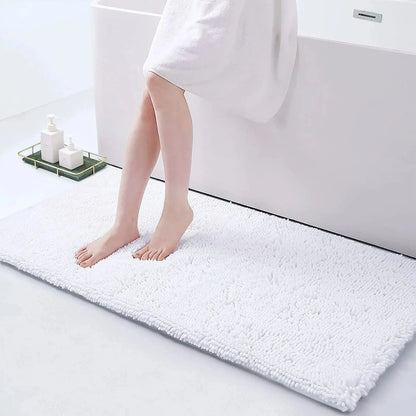 Bath Mat Plush Absorbent Non-Slip Backing