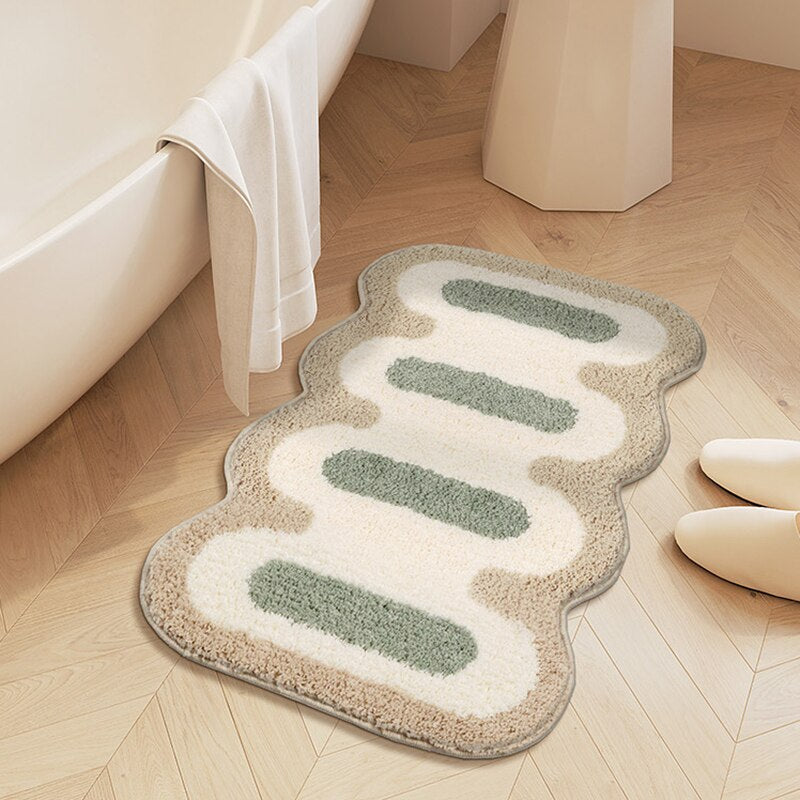 Bath Mat Plush Highly Absorbent Non-Slip Backing