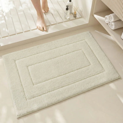 Bath Mat Plush Microfiber Absorbent Non-Slip Backing
