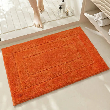 Bath Mat Plush Microfiber Absorbent Non-Slip Backing