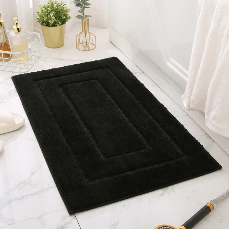 Bath Mat Plush Microfiber Absorbent Non-Slip Backing
