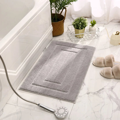 Bath Mat Plush Microfiber Absorbent Non-Slip Backing