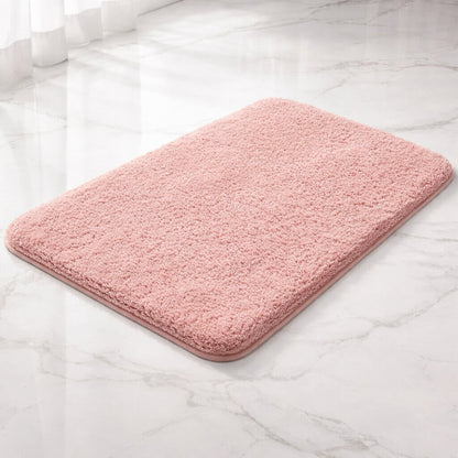 Bath Mat Plush Microfibre Non-Slip Backing