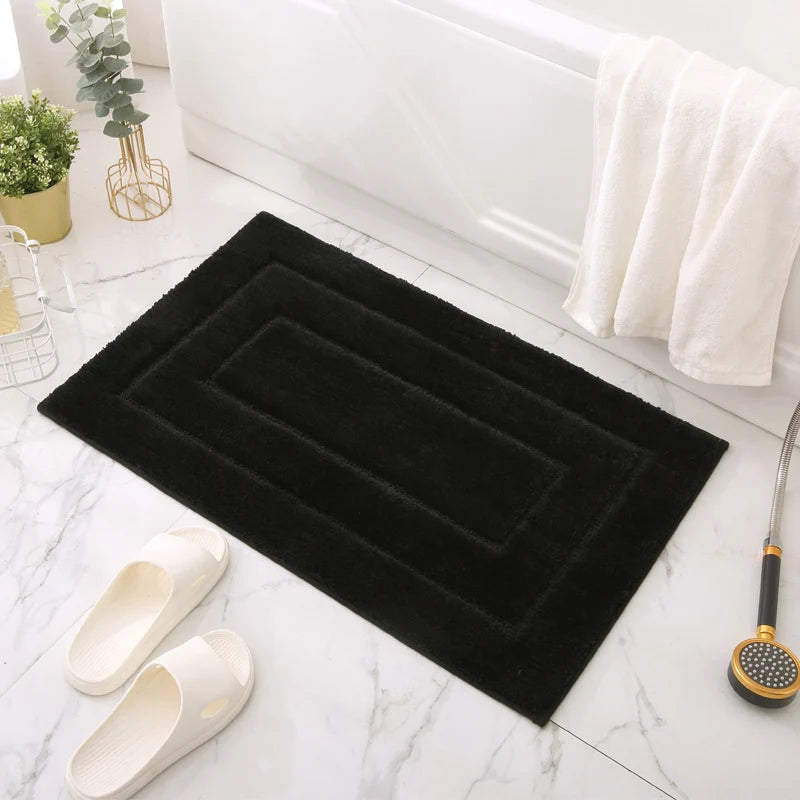 Bath Mat Plush Non-Slip Highly Absorbent Machine Washable