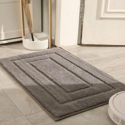 Bath Mat Plush Non-Slip Highly Absorbent Machine Washable