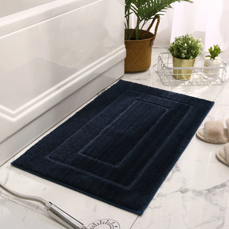 Bath Mat Plush Non-Slip Highly Absorbent Machine Washable