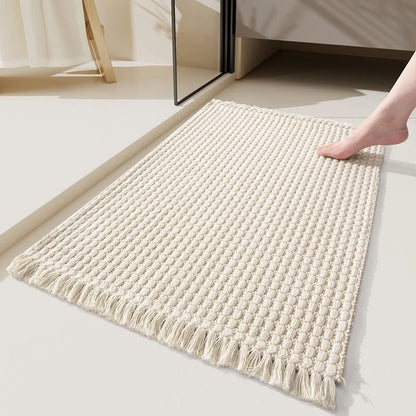 Bath Mat Thick Absorbent Microfiber Non-Slip Backing