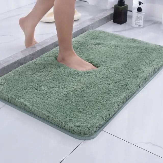 Bath Mat Ultra-Soft Microfiber Non-Slip & Highly Absorbent
