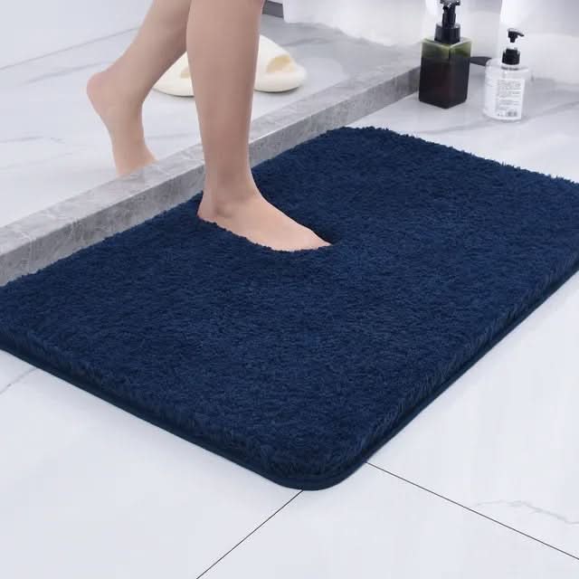 Bath Mat Ultra-Soft Microfiber Non-Slip & Highly Absorbent