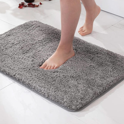 Bath Mat Ultra-Soft Microfiber Non-Slip & Highly Absorbent