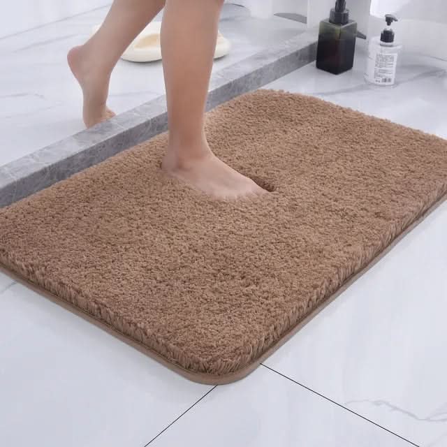 Bath Mat Ultra-Soft Microfiber Non-Slip & Highly Absorbent