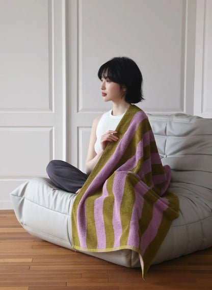 Bath Towel 100% Combed Cotton Jacquard Weave High Absorbency