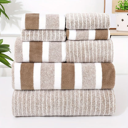Bath Towel Set Microfiber Quick-Drying Set of 8