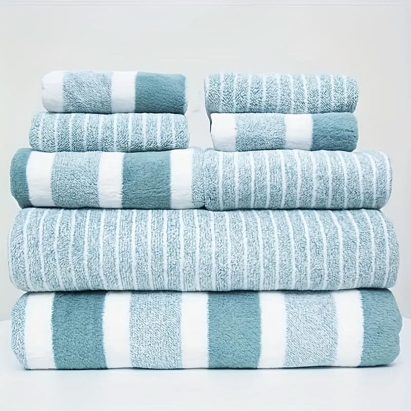 Bath Towel Set Microfiber Quick-Drying Set of 8