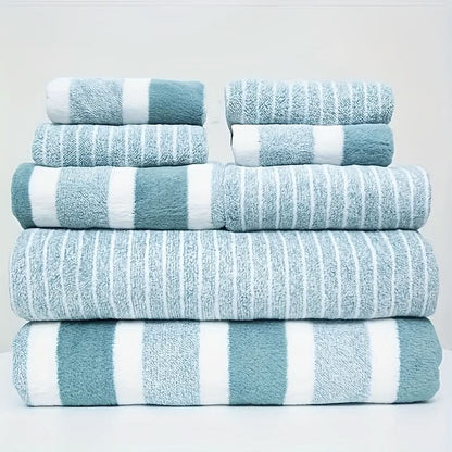 Bath Towel Set Microfiber Quick-Drying Set of 8