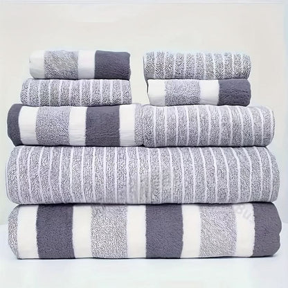 Bath Towel Set Microfiber Quick-Drying Set of 8