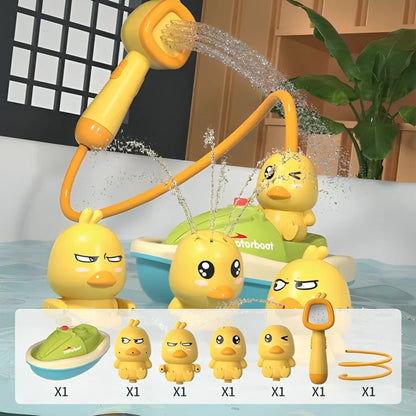 Bath Toy Battery-Powered Suction Cup Duck Figures